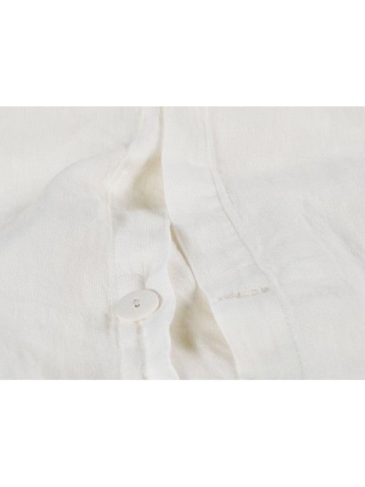Linen Duvet Cover in Creamy White Color