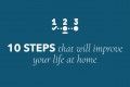 10 pasos que mejorarán tu vida en casa