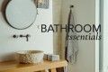 Essentials for the Bathroom