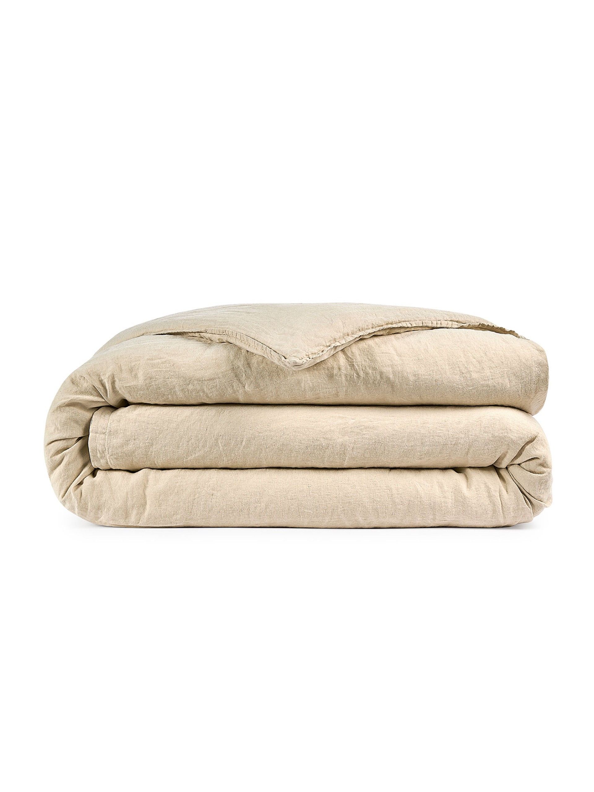 Linen Bedding Set in Color Bone