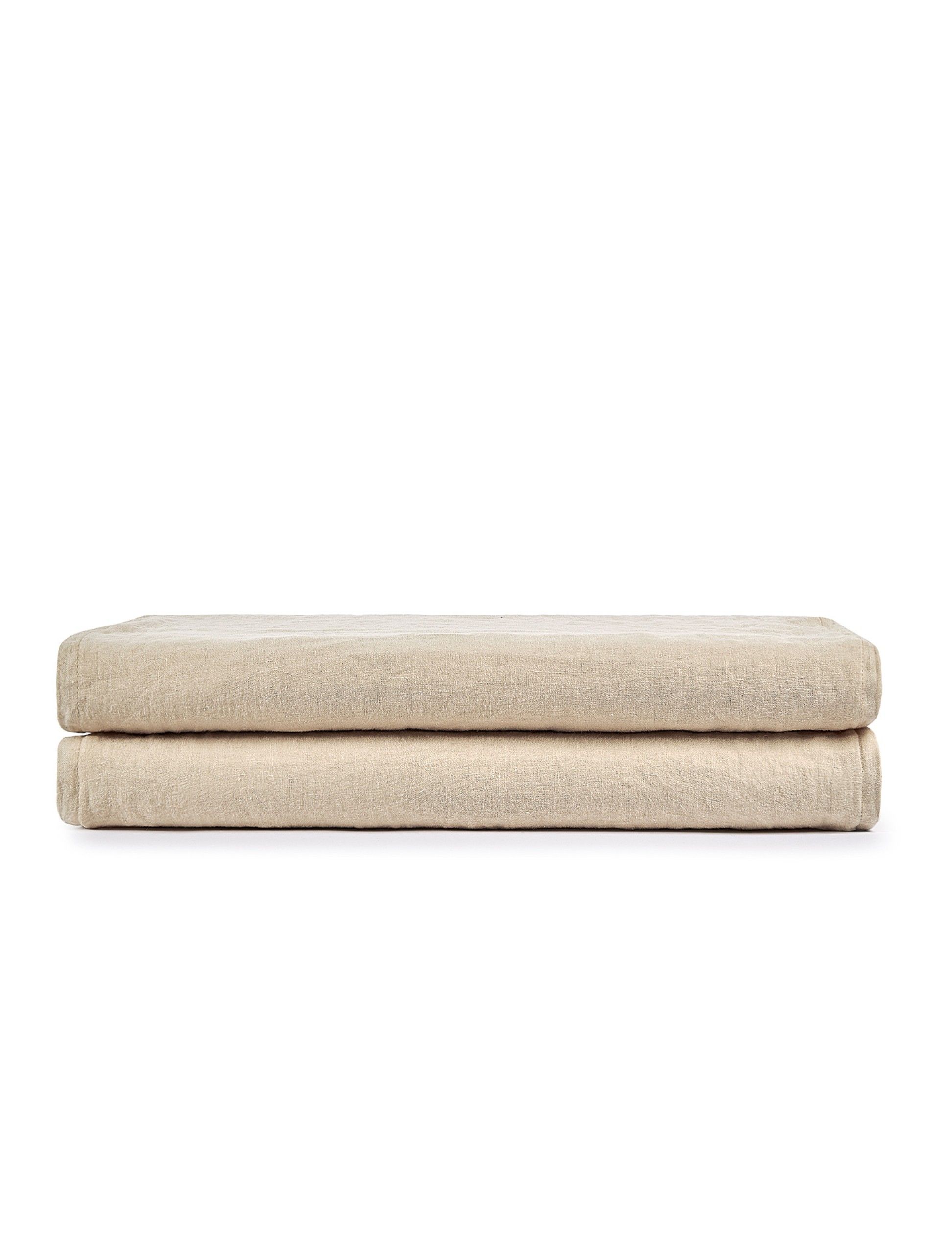 Linen Bedding Set in Color Bone