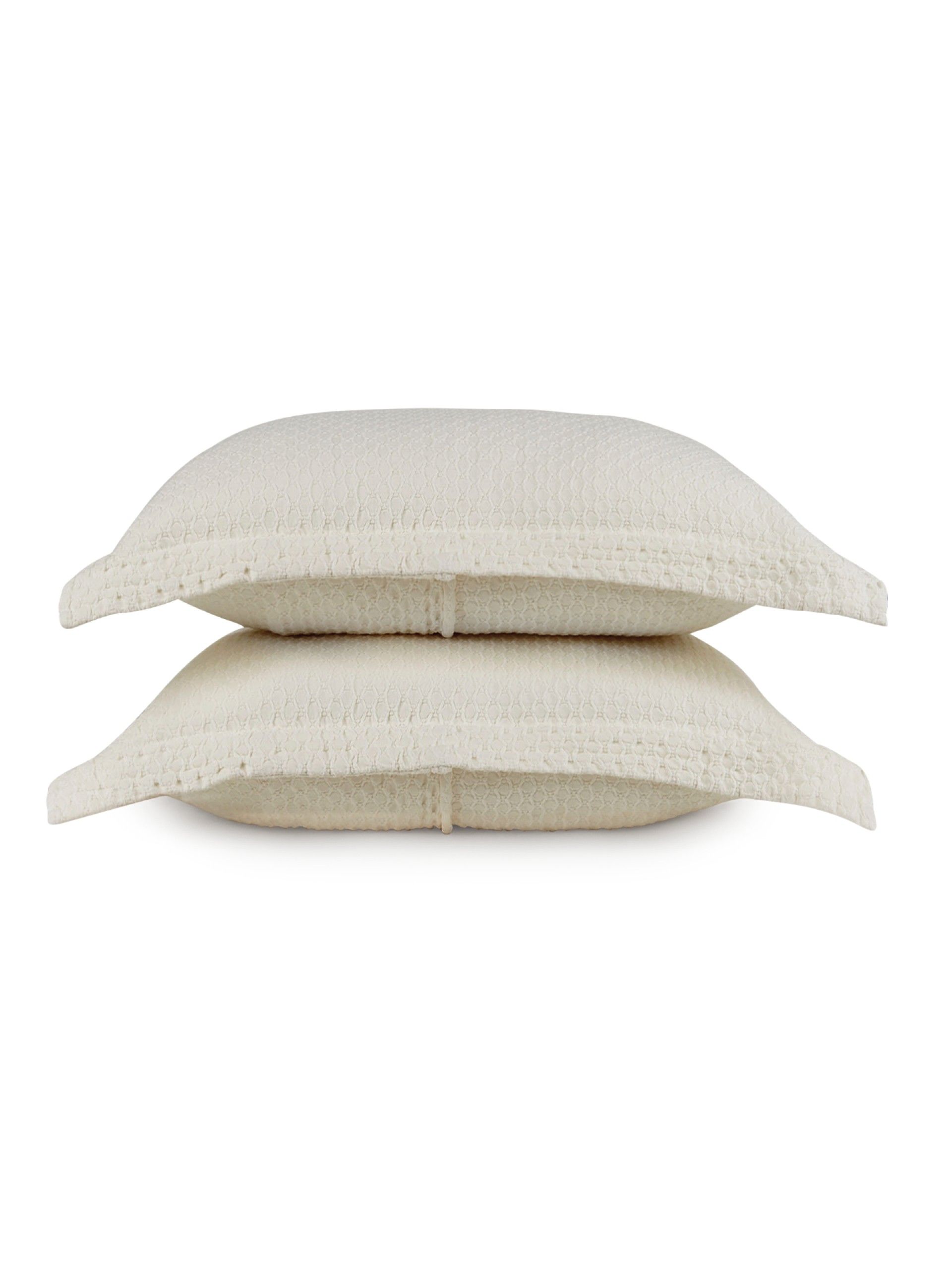 Honeycomb Washed Sham Set