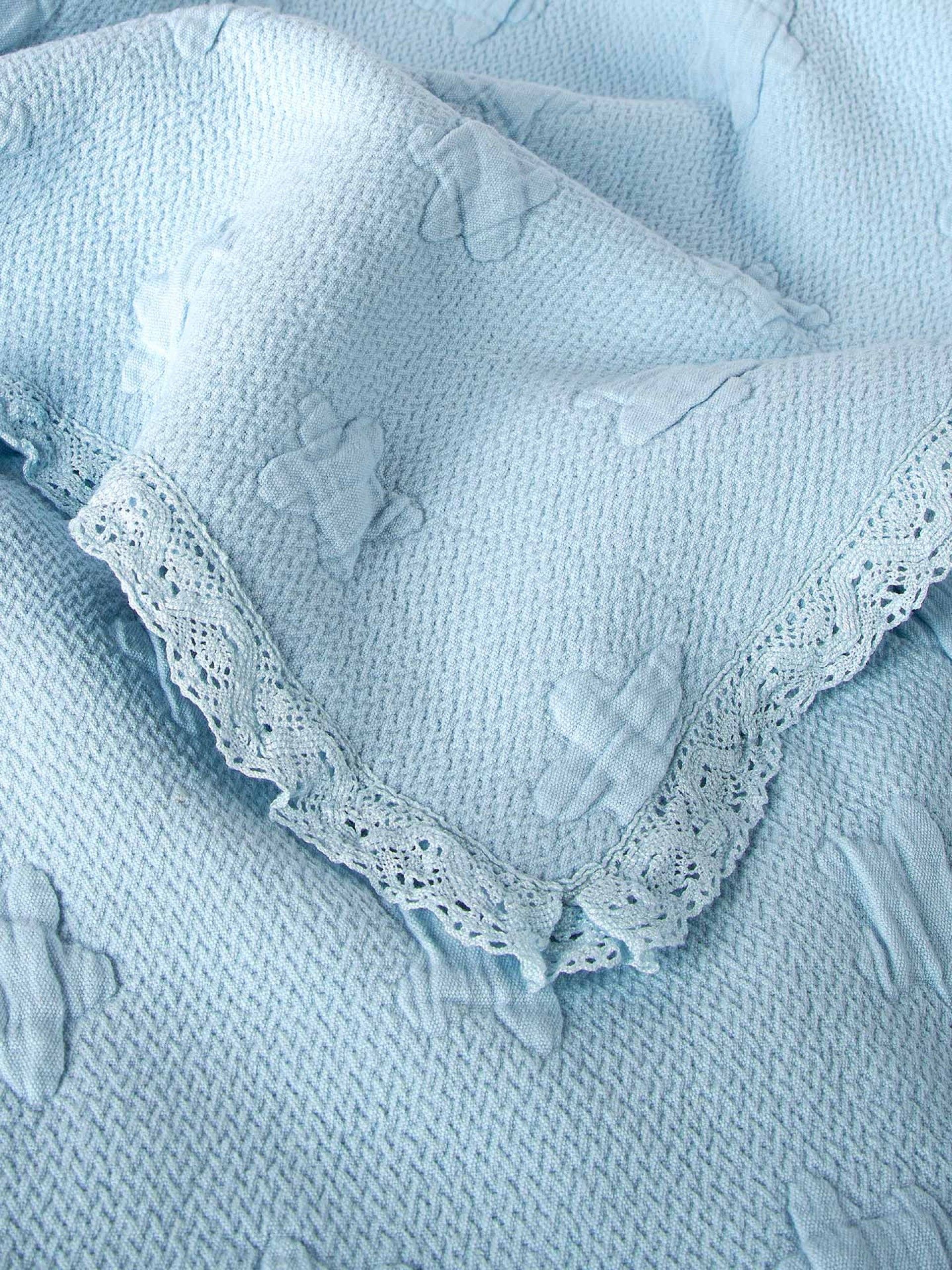 Colcha Estrelas com Renda