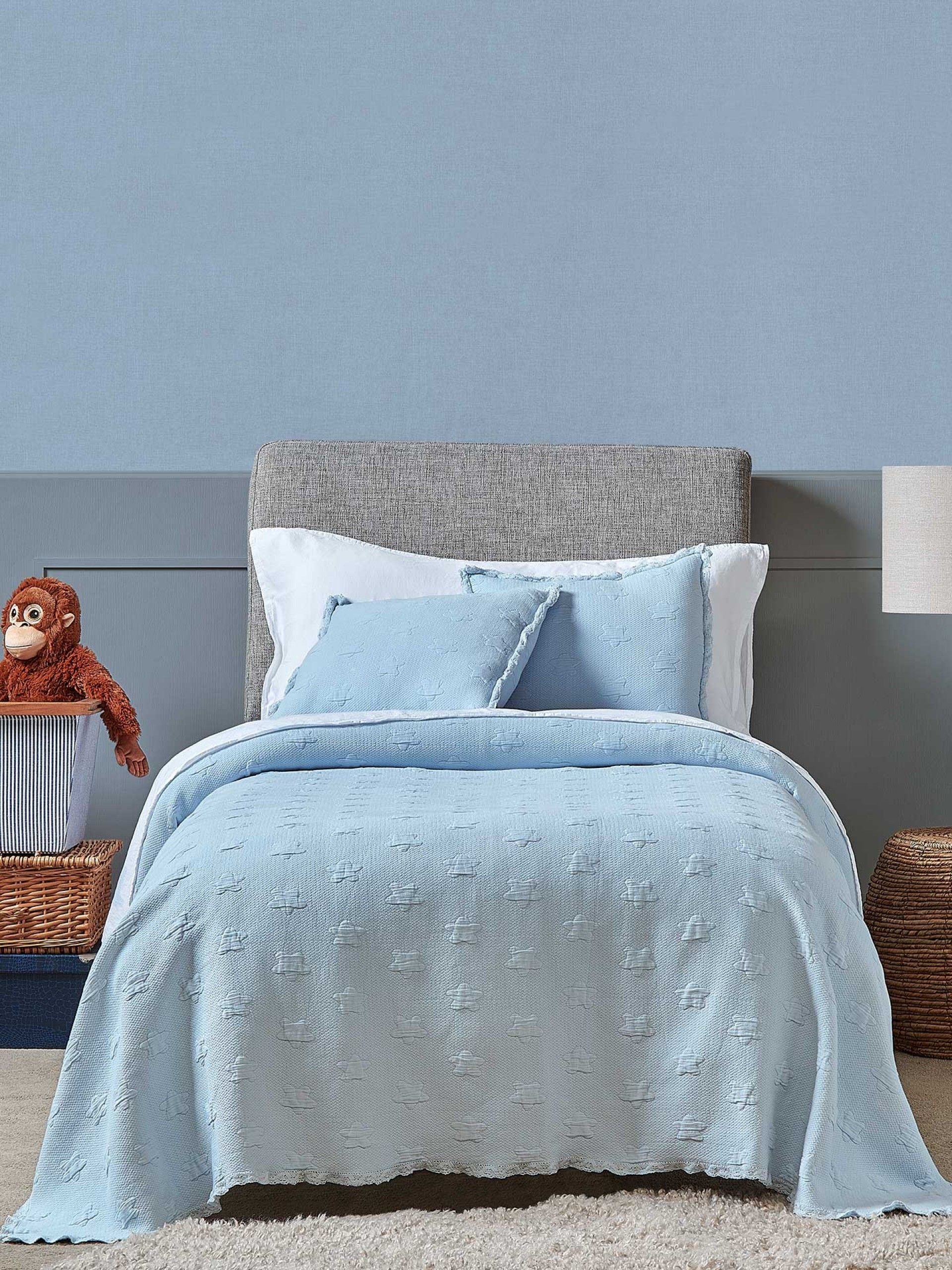 Colcha Estrelas com Renda