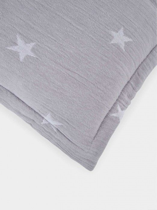 Double Face Solid Stars Pillowcase