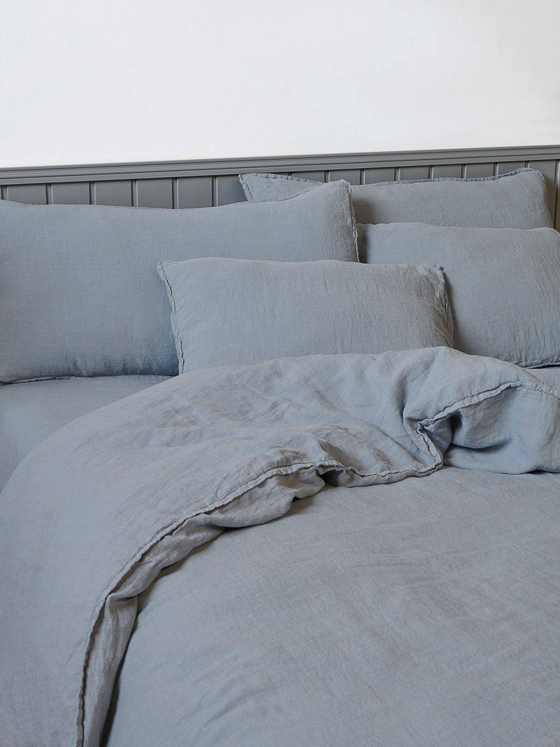 Funda Nórdica de Lino Azul