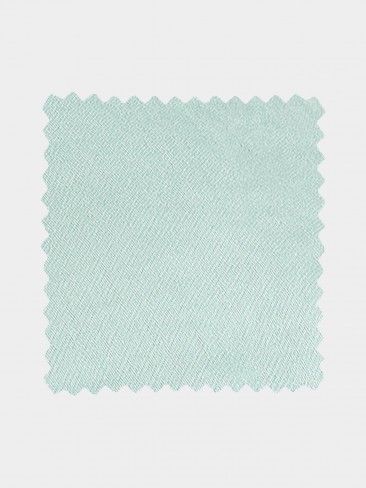 Sateen Washed Fabric Swatch in Mint