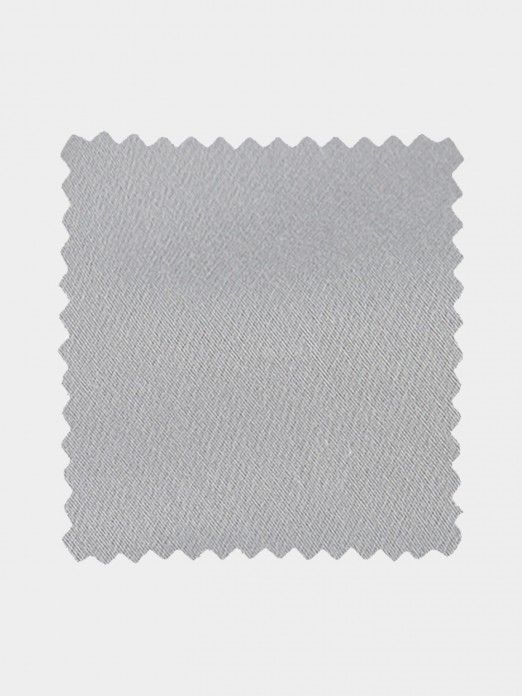 Sateen Washed Fabric Swatch in Light Grey