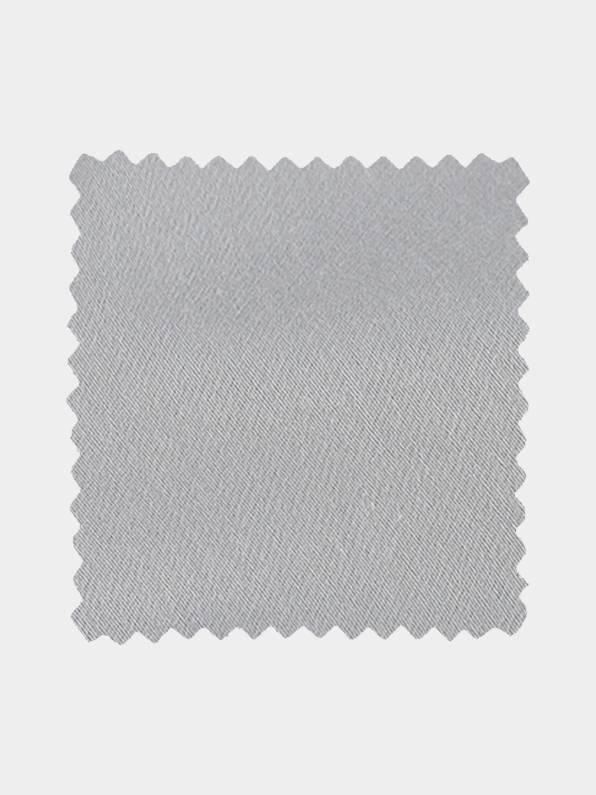 Amostra do Tecido Cetim de Algodão em Cinza Claro