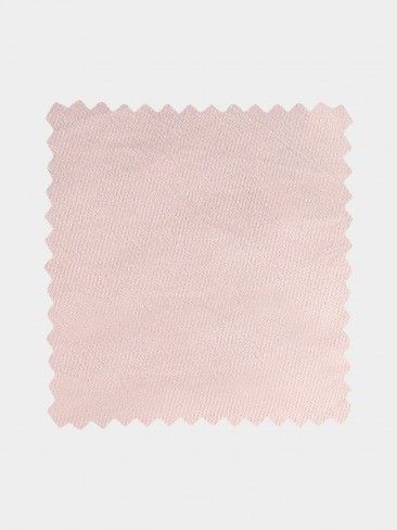 Sateen Washed Fabric Swatch in Pale Blush