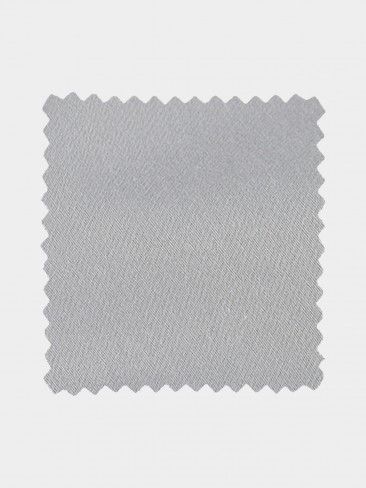 Sateen Washed Fabric Swatch in Light Grey