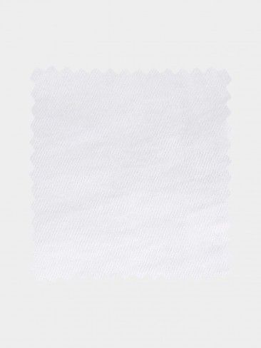 Sateen Washed Fabric Swatch in White