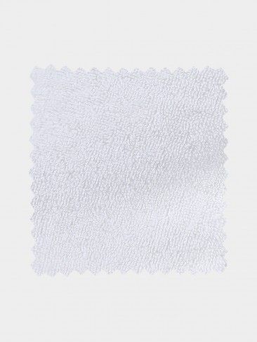 100% Cotton Fabric Swatch in White