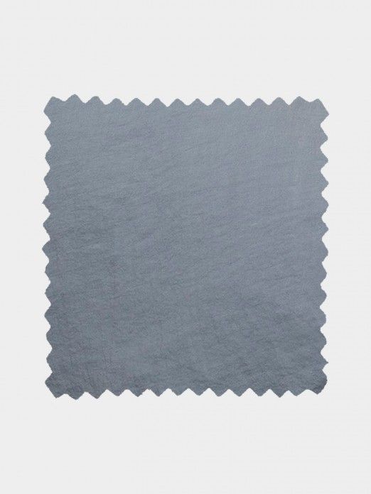 Linen Fabric Swatch in Blue