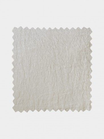 Linen Fabric Swatch in Bone