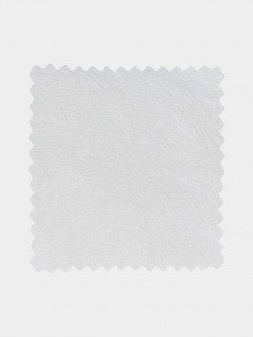 Linen Fabric Swatch in White