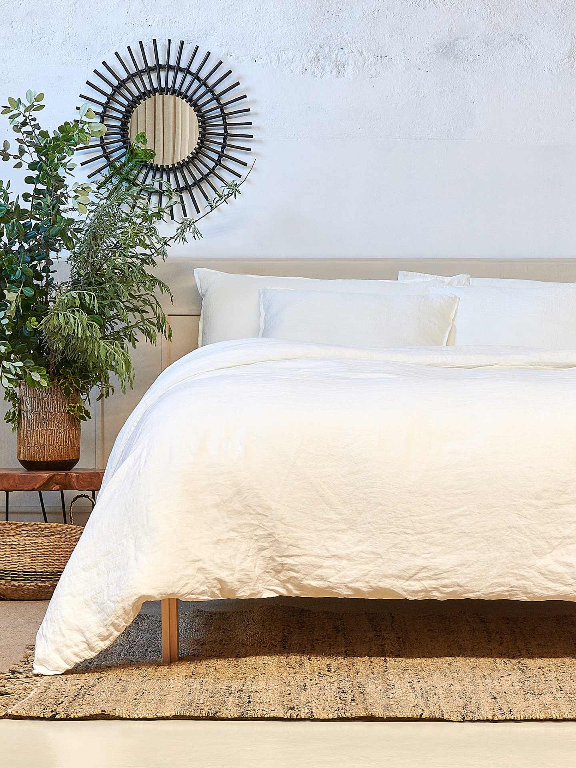 Amostra do Tecido Linho em Branco